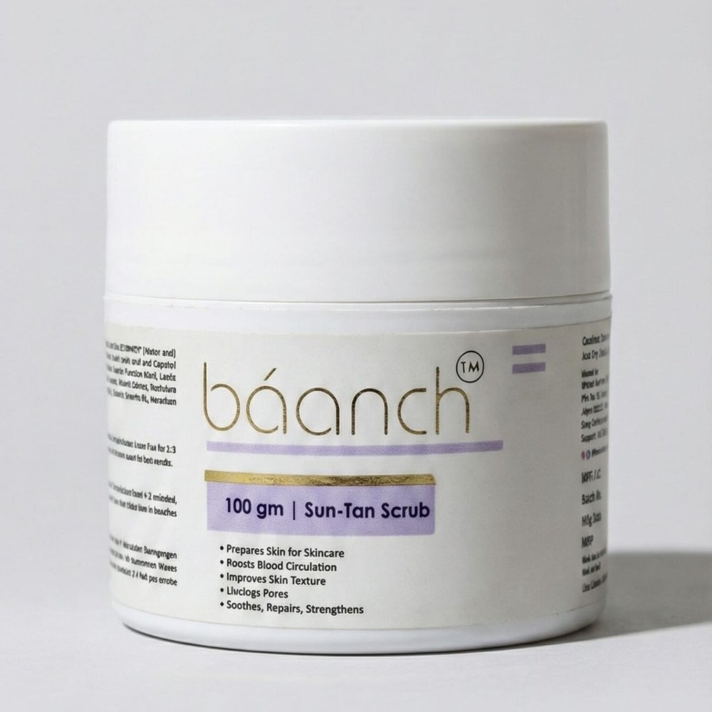 Baanch D-Tan Scrub | best Kojic Acid & Arbutin Tan Removal Face Scrub -100 gm