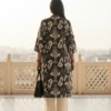 Ikat print kurta set for women back view
